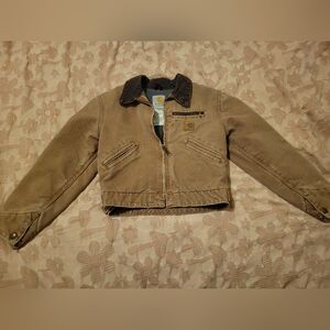 Carhartt Kids Jean Jacket - Brown and Black